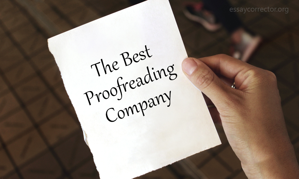 The Best Proofreading Company