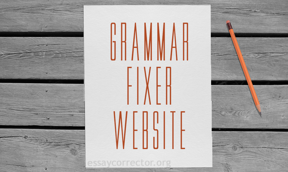 Website that fixes grammar
