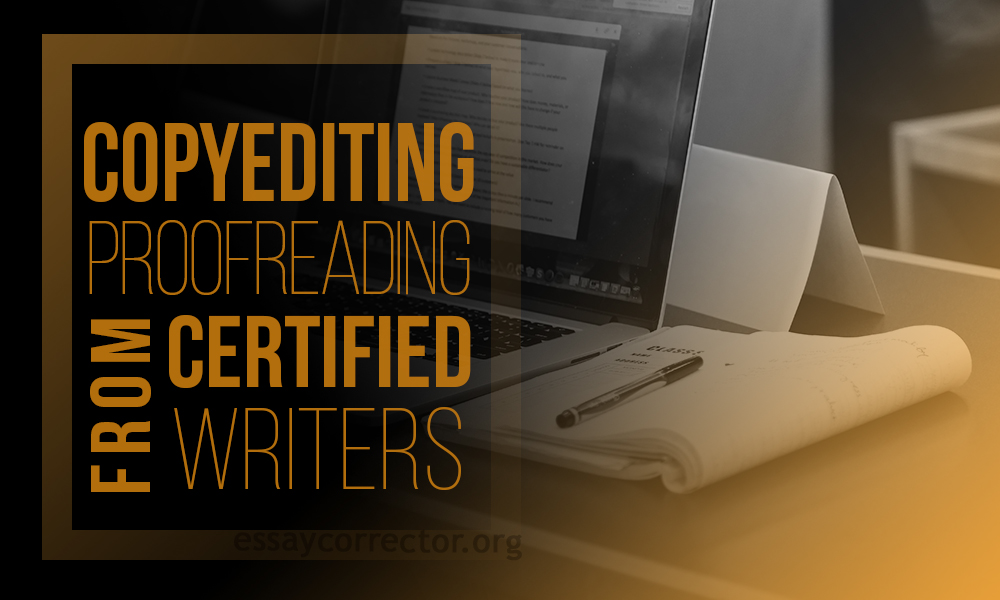 Copyediting and proofreading services