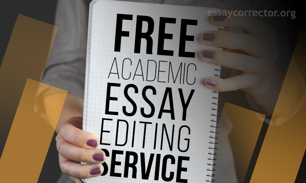 Academic essay editing service