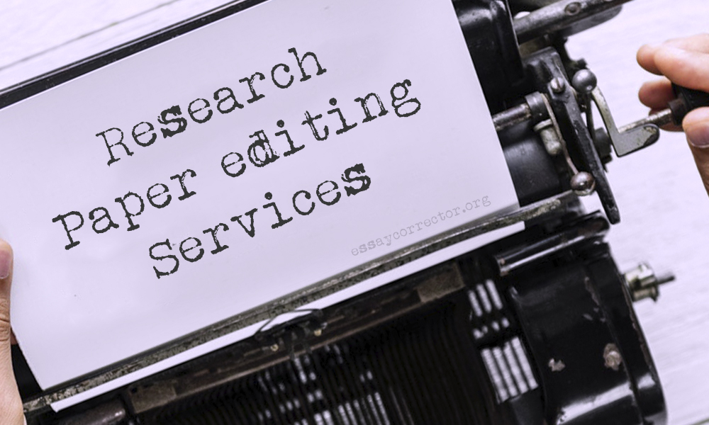 Research Paper Editing Services