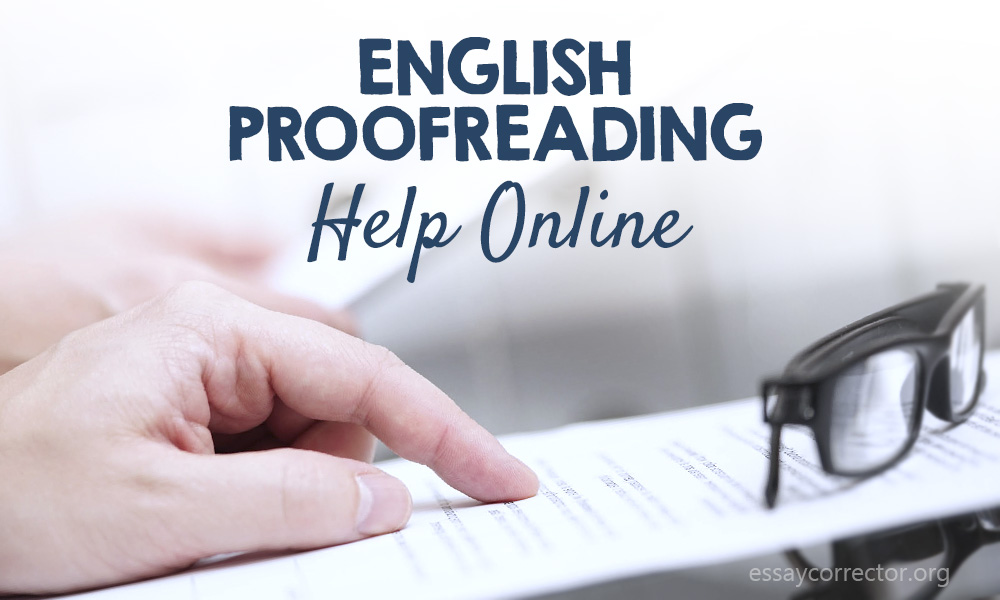 English Proofreading Help Online