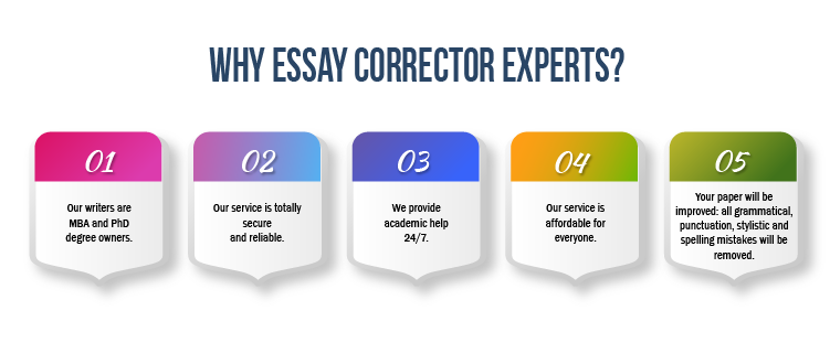 Why Essay Corrector experts?