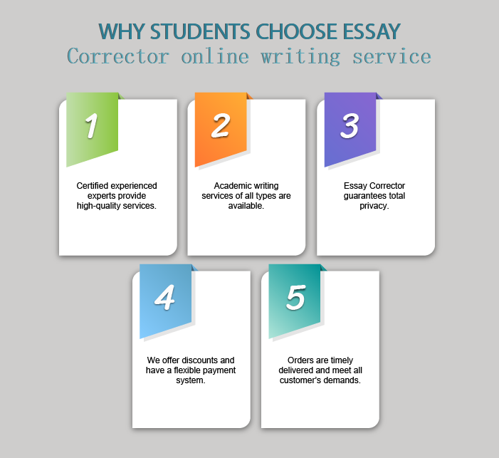 Why students choose Essay Corrector online writing service