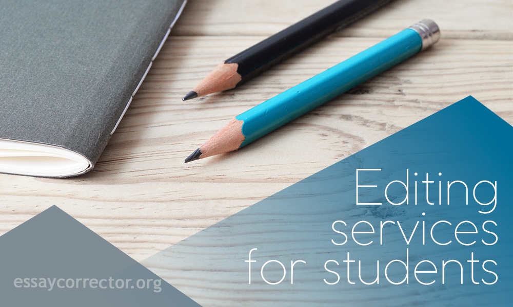 Editing services for student