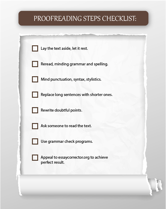 The Best Proofreading Company Checklist